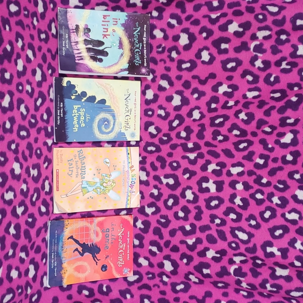 The never girl's and rainbow magic animal fairies